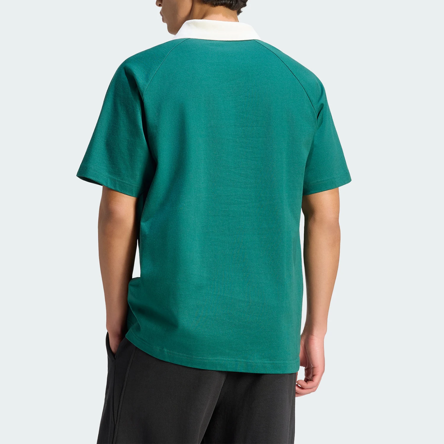 Adidas genuine men's loose casual collar sport short sleeved polo shirt KS5053