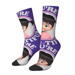 Winter Warm Fashion Women Men Monsters Inc. Boo You're So Boo-tiful Socks Sweat Absorbing Basketball Socks