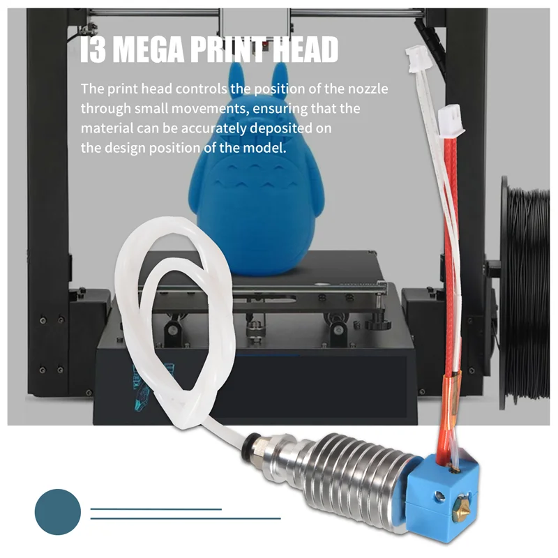 Sprawne akcesoria do drukarek 3D, zestaw ekstrudera 12 V, głowica drukująca I3 Mega do drukarek 3D ANYCUBIC