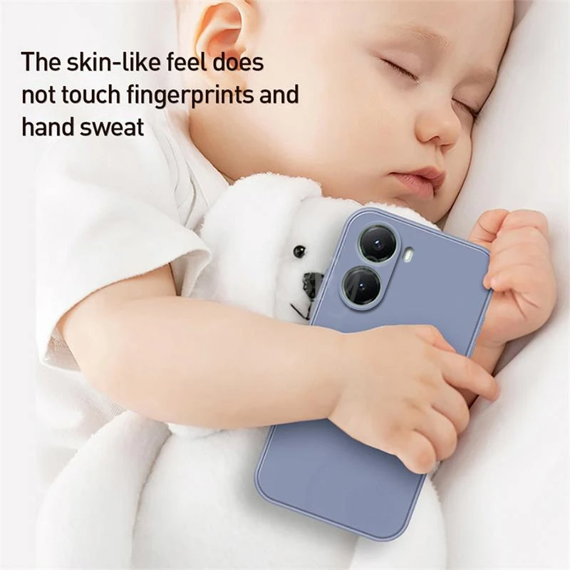 Xiaomi POCO X7 Pro 케이스 액체 실리콘 일반 고무 TPU 보호 케이스 POC... - 1