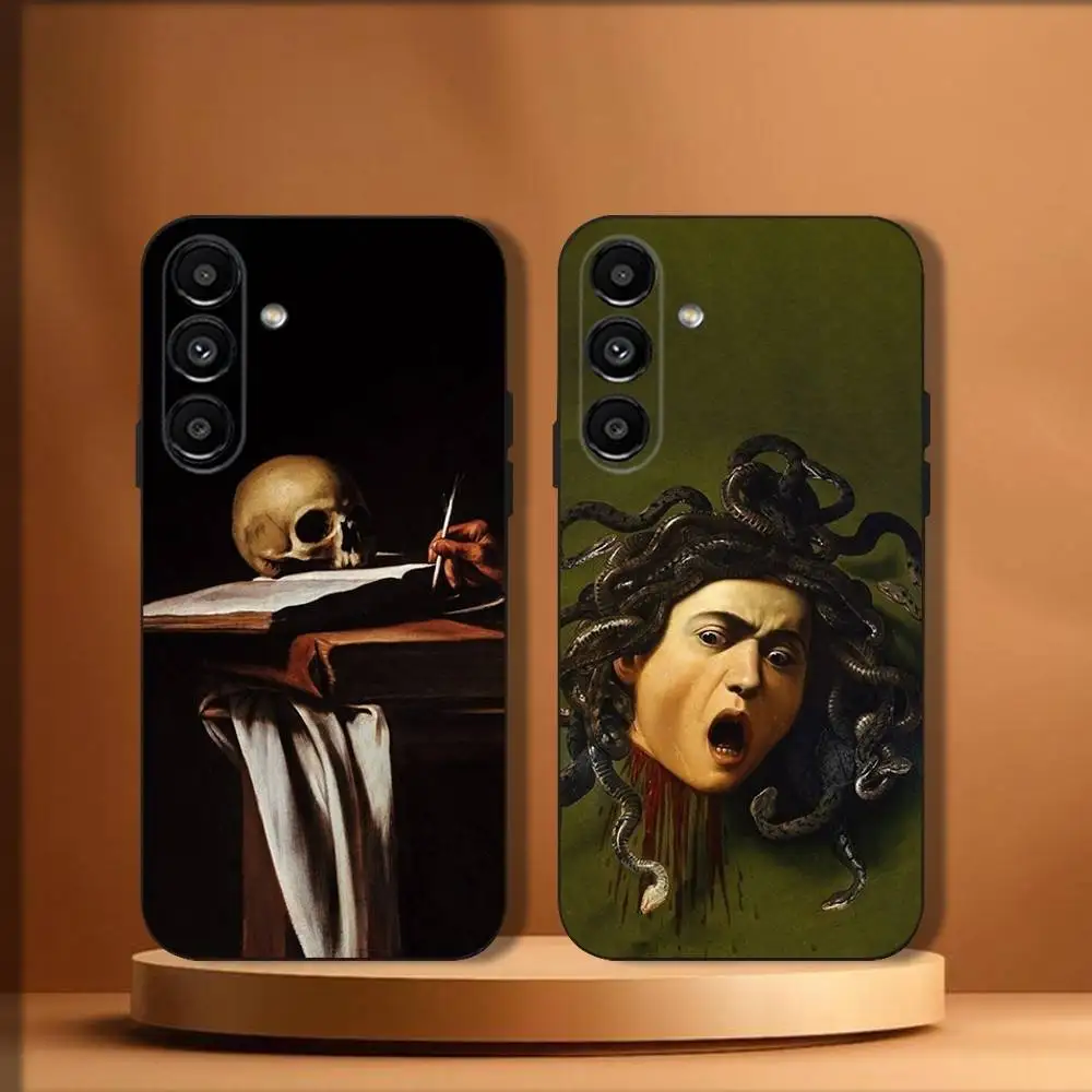

Art C-Caravaggio Painting Phone Case For Samsung Galaxy A20,A21s,A22,A31,A32,A52,A53,A72,73,A80 Soft Black Cover