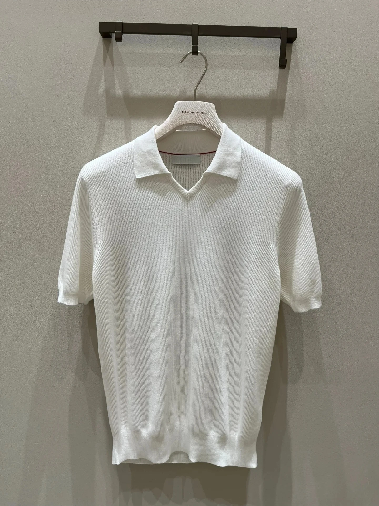 

BC Italian old money style 25ss summer pure knitted Haiou collar short-sleeved polo shirt