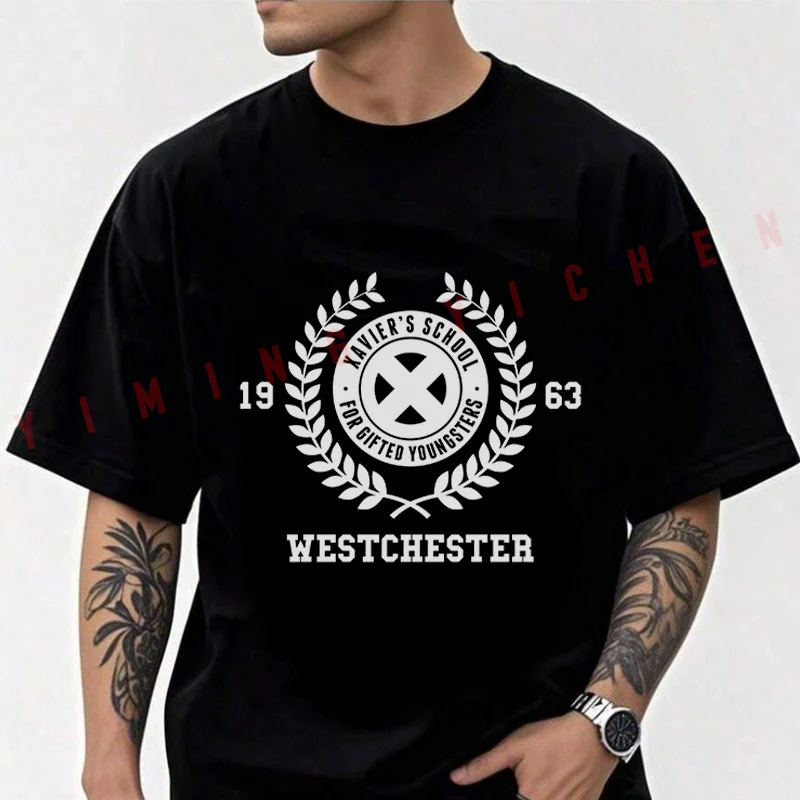

Xavier's School For Gifted Youngsters Essential Moto T-Shirt Men Cotton O-neck Short Sleeve TShirt Fashion Tops Tee