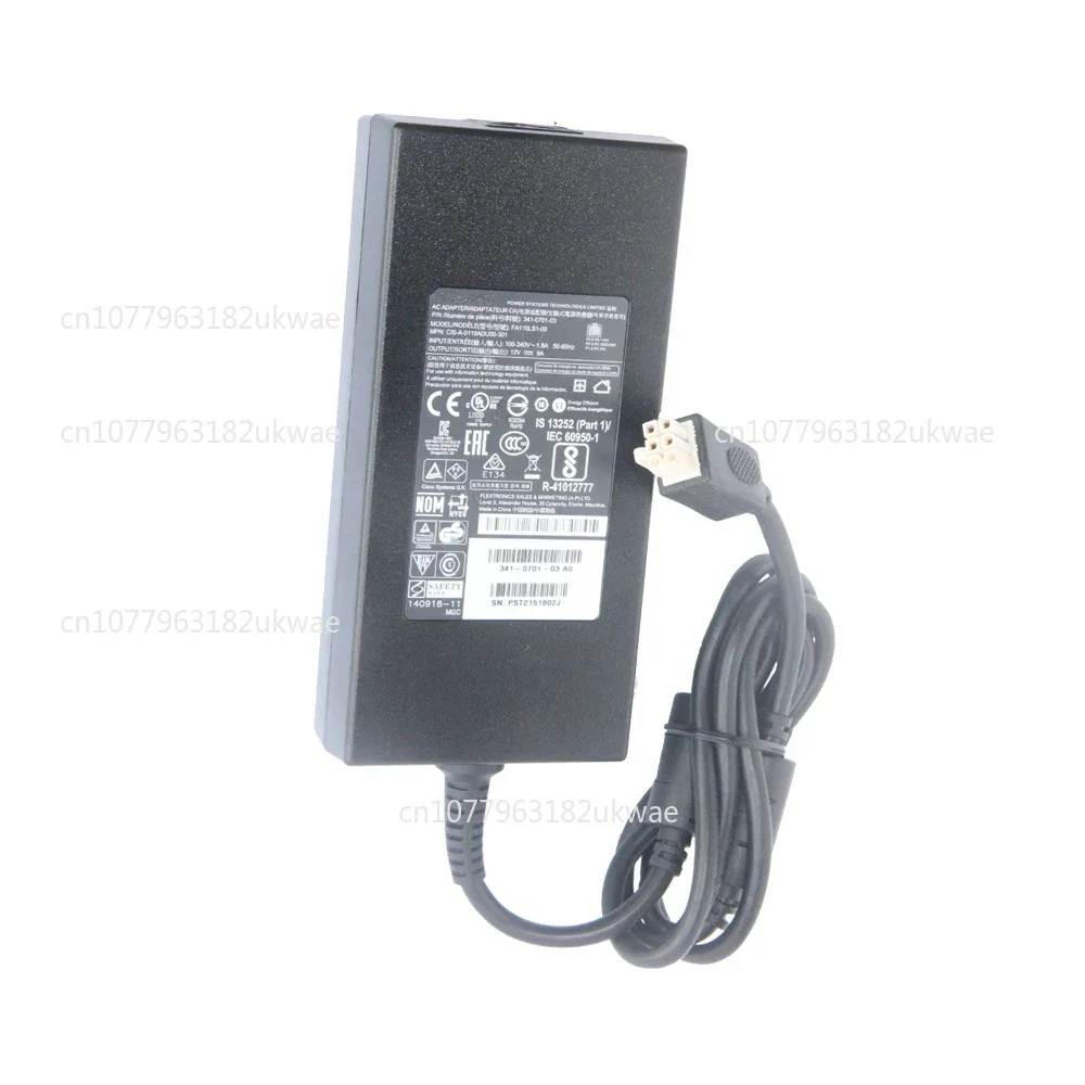 

Original FA110LS1-00 341-0701-03 FLEXTRONICS 12V 9A 108W Power Adapter Cable Special 6 Holes