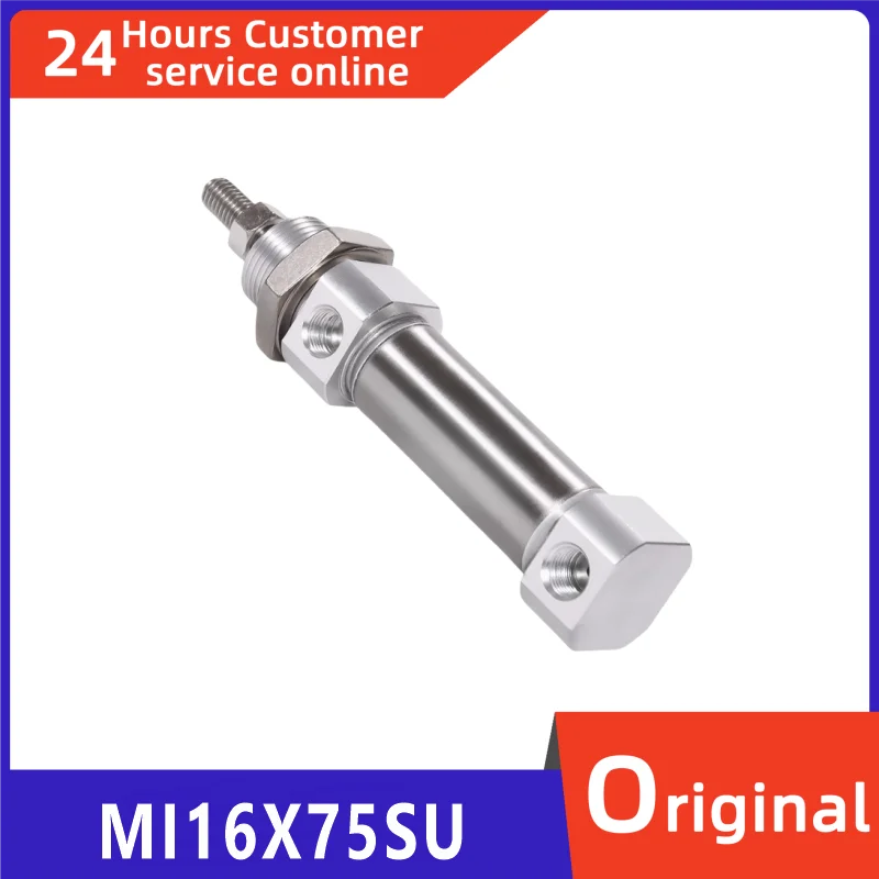

Brand new original stainless steel mini cylinder MI16X75SU MI16X80SU MI16X100SU MI16X125SU