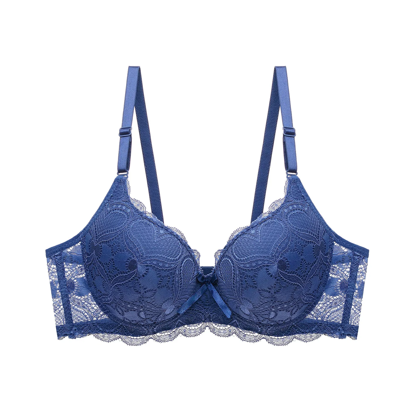 Soutiens-gorge push-up sexy pour femmes, sous-vêtements rembourrés pour filles, soutien-gorge plongeant, lingeries féminines, optique, bonnet B C, 75, 80, 85, 90, 95, 3/4