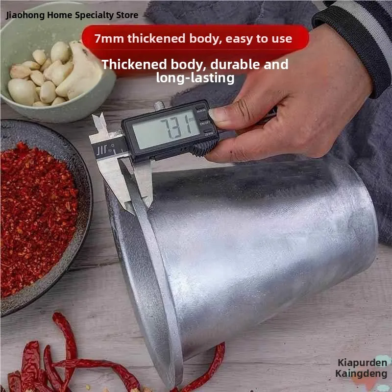 

Большой размер, традиционная ступка и пестик, алюминий, Szechuan Pepper inder, чеснок Smaer, кухонные инструменты для приготовления пищи