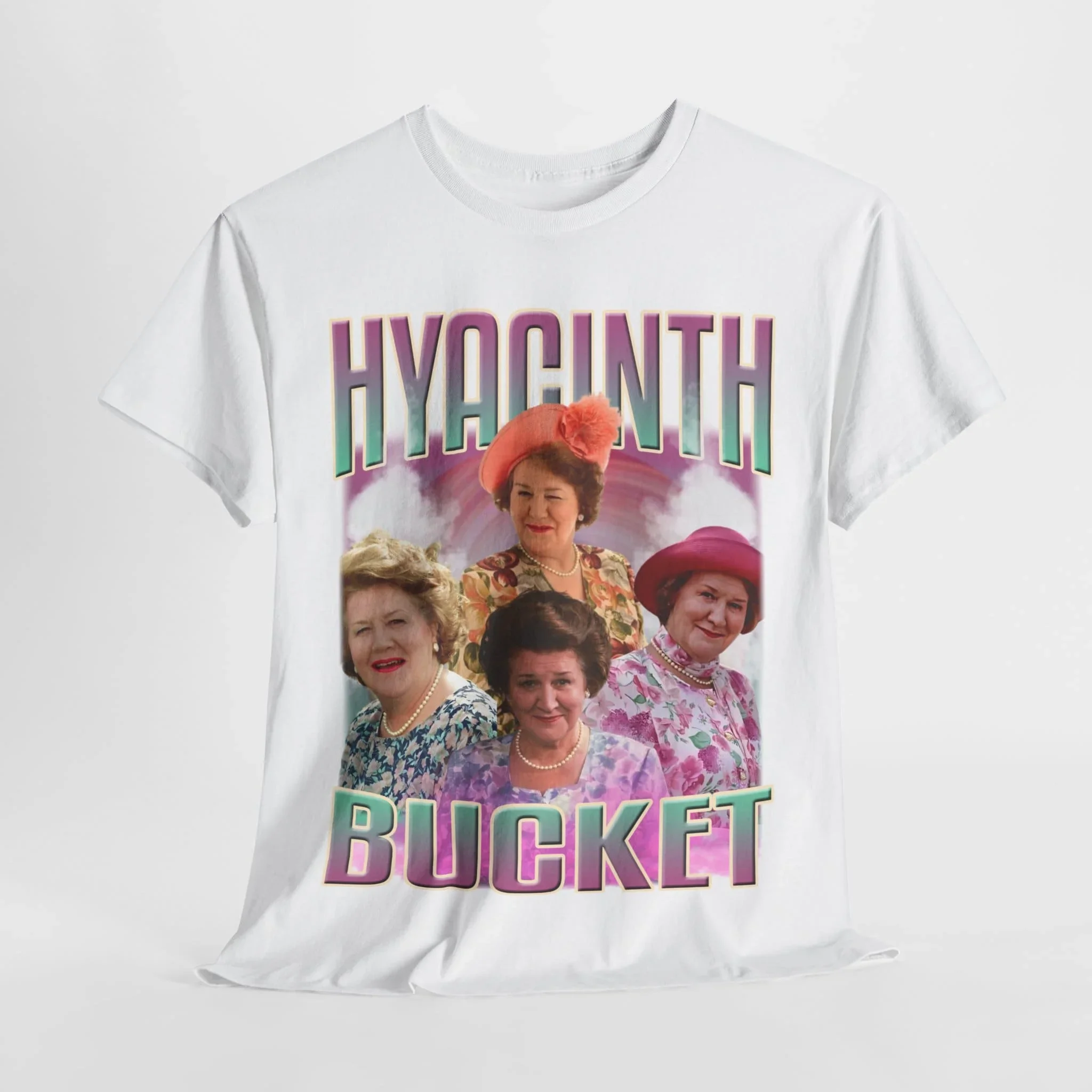 HYACINTH BUCKET Homage T shirt Keeping Up Appearances Funny Mrs Residence Lady Of The House Speaking Retro 90s