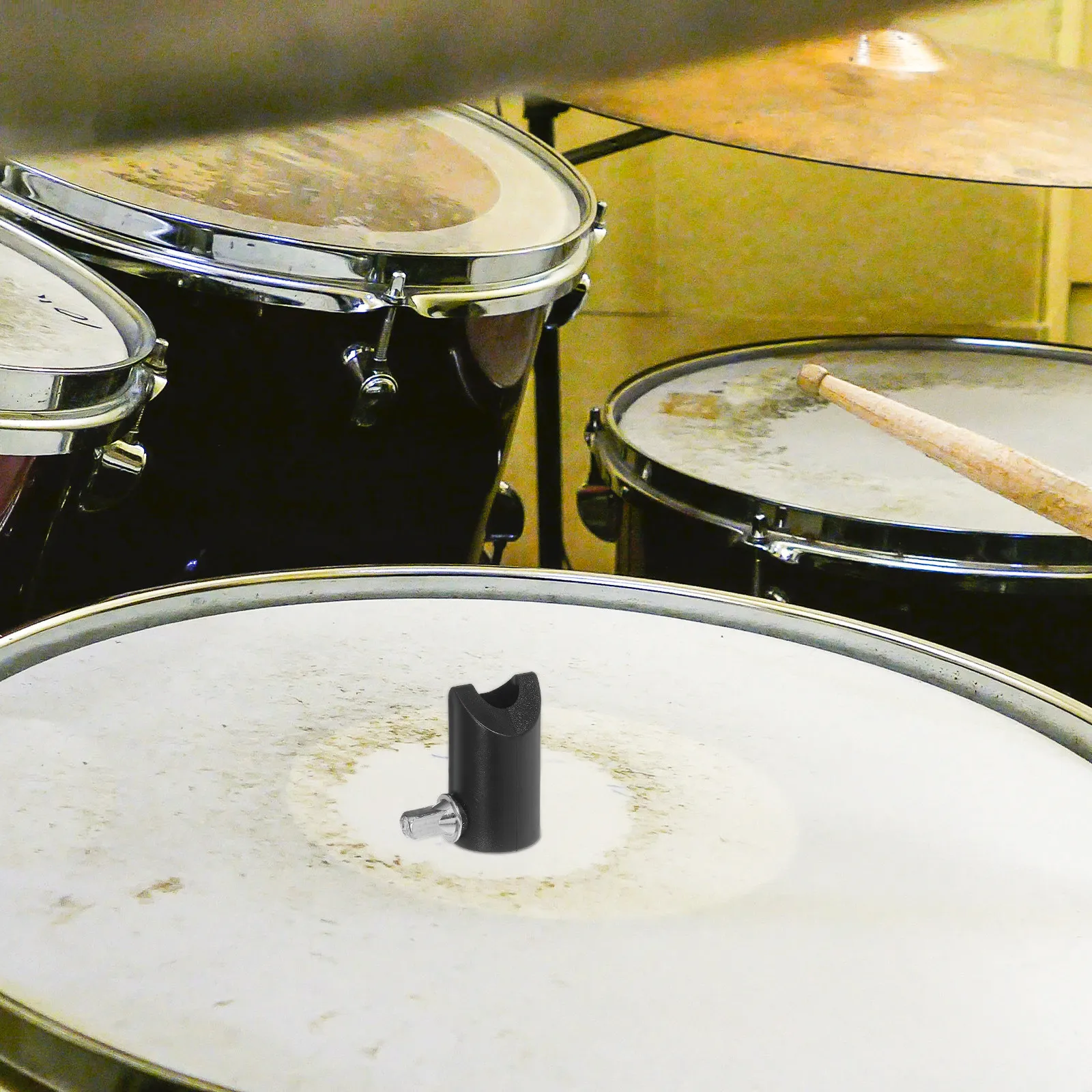 Black Electronic Drum Cymbal Holder Mount Bracket for Hi-Hat Stands Precision Engineered Cymbal Arm Positioner Limiter