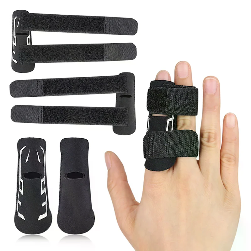 1pcs Finger Splint Wrap Breathable Anti-slip Professional Fingers Guard Bandage Protective Cover Brace Protector