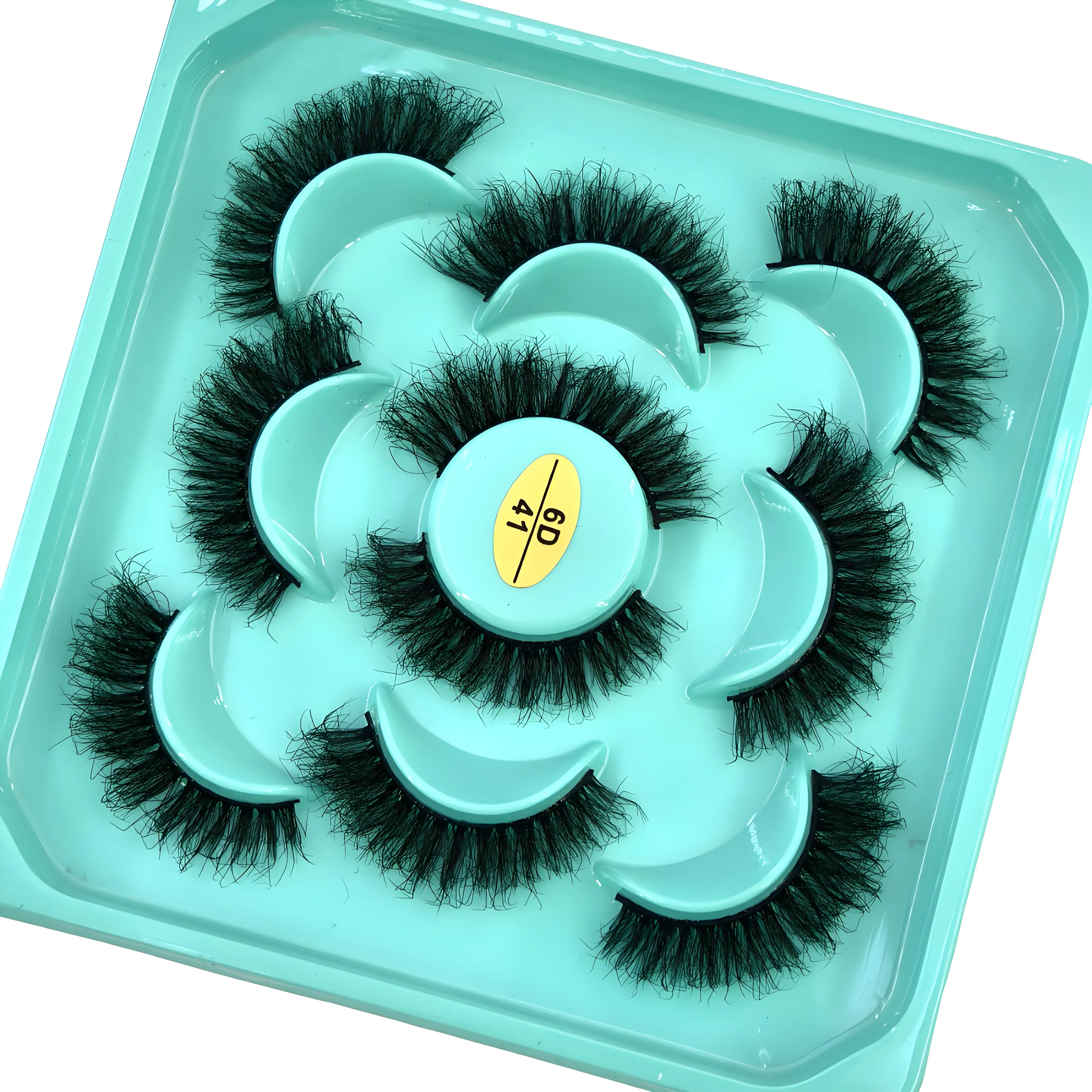 HBZGTLAD Ciglia finte Soffici ciglia di visone Cat Eye Strip Pack Ciglia finte che sembrano estensioni 8D Ciglia completamente drammatiche