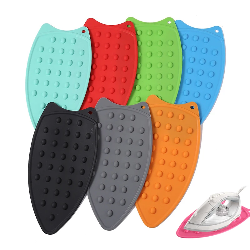 Silicone Ironing Cover Hot Protection Rest Pads Mats Safe Surface Iron Coaster Stand Mat Holder Ironing Pad Insulation Board