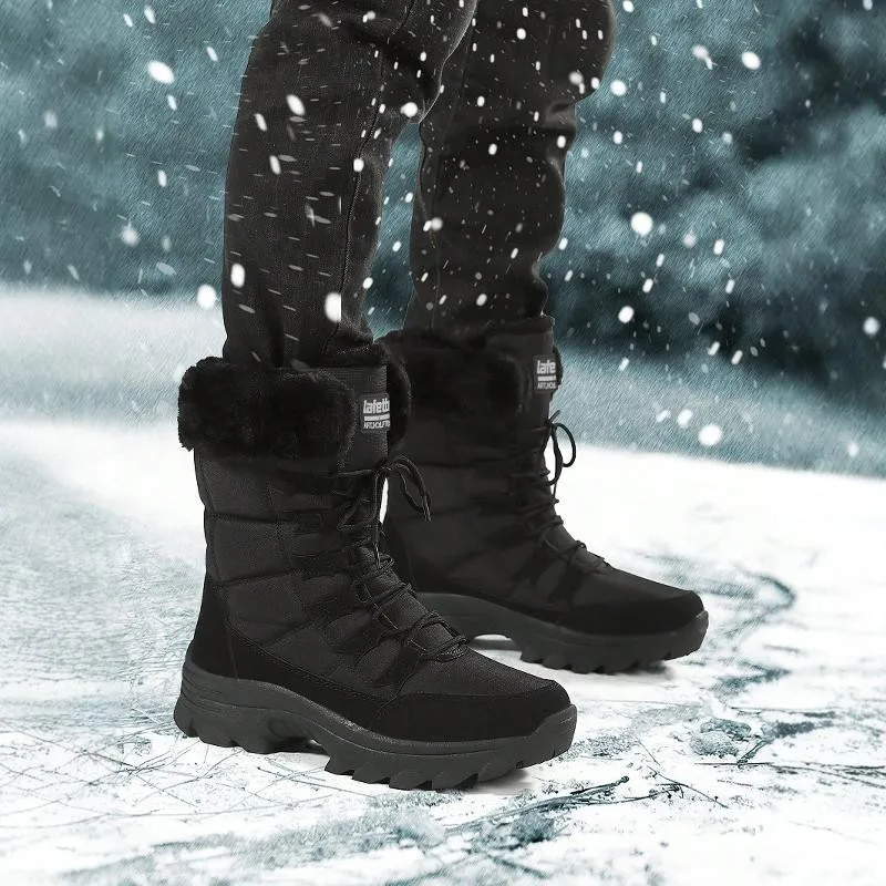

Cold-Resistant Minus 40 Degree Fur Integrated Snow Boots Men's Travel Equipment Winter Non-Slip Thickeneded Warm Shoes Cotton Boots Women's Boots