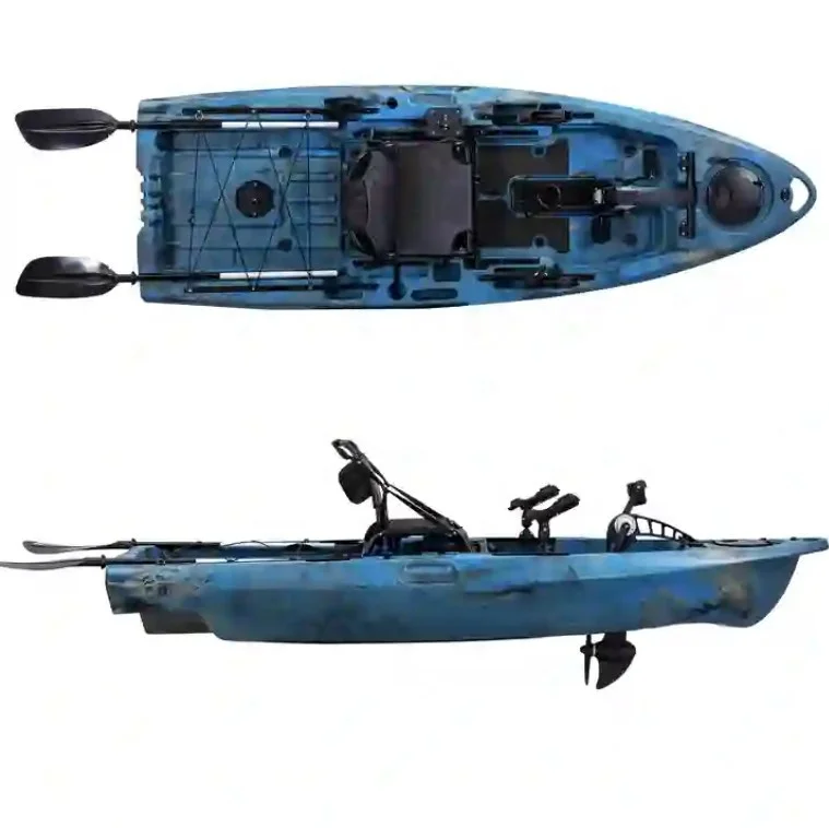 

Hot Popular Fishing With Pedal Kayak 2.9m Small Pedal Propel Drive Kayak Single Seat One Person