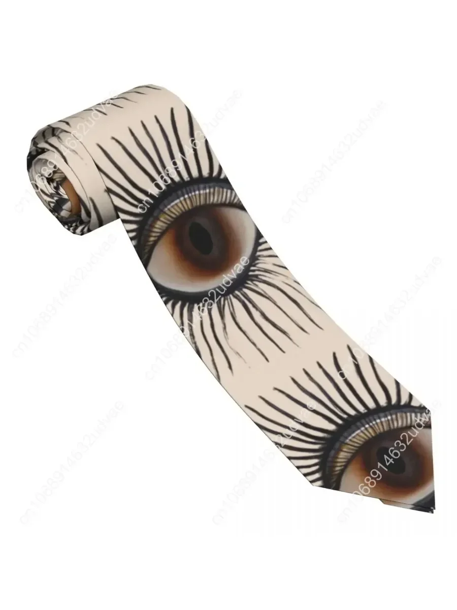

Men's Tie Eye Illuminati Neck Ties New 3D Printing Retro Casual Collar Tie Graphic Wedding Quality Necktie Accessories