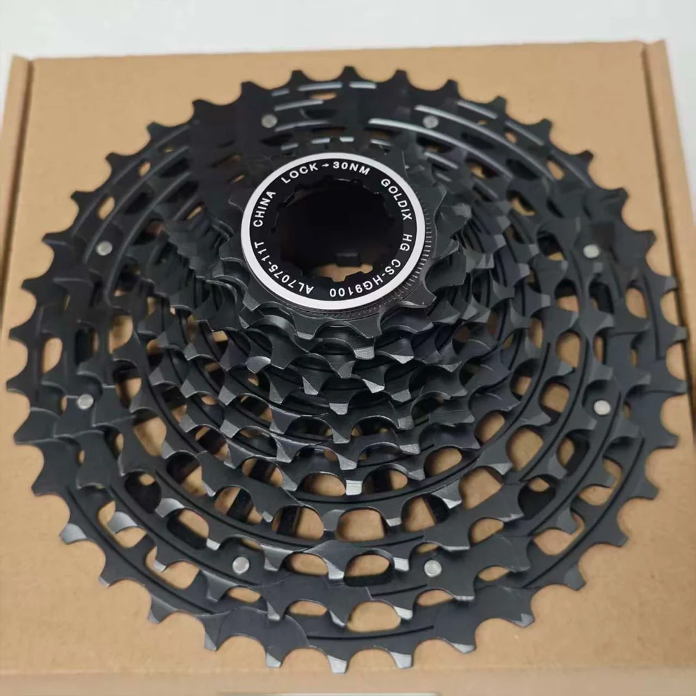 GOLDIX All-Steel Bicycle Cassette Freewheel Compatible 11-12 Speed for Gravel Bike - Durable Steel Bicycle Cassette