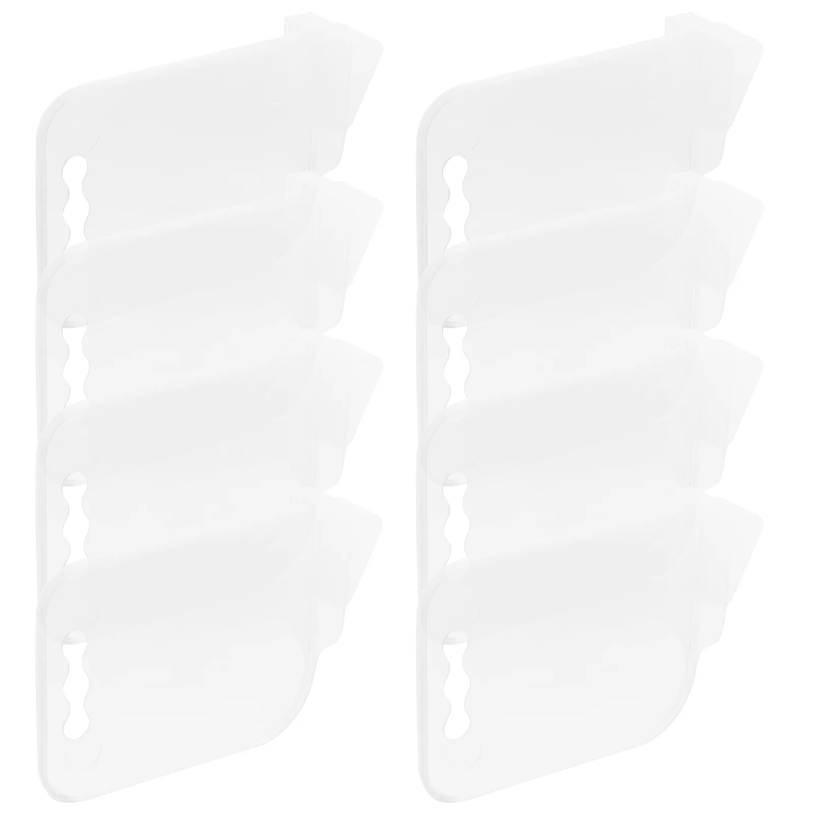 8 Pcs Storage Divider PP Drawer Separators Partition Boards Multipurpose Dividers Home Division Classification