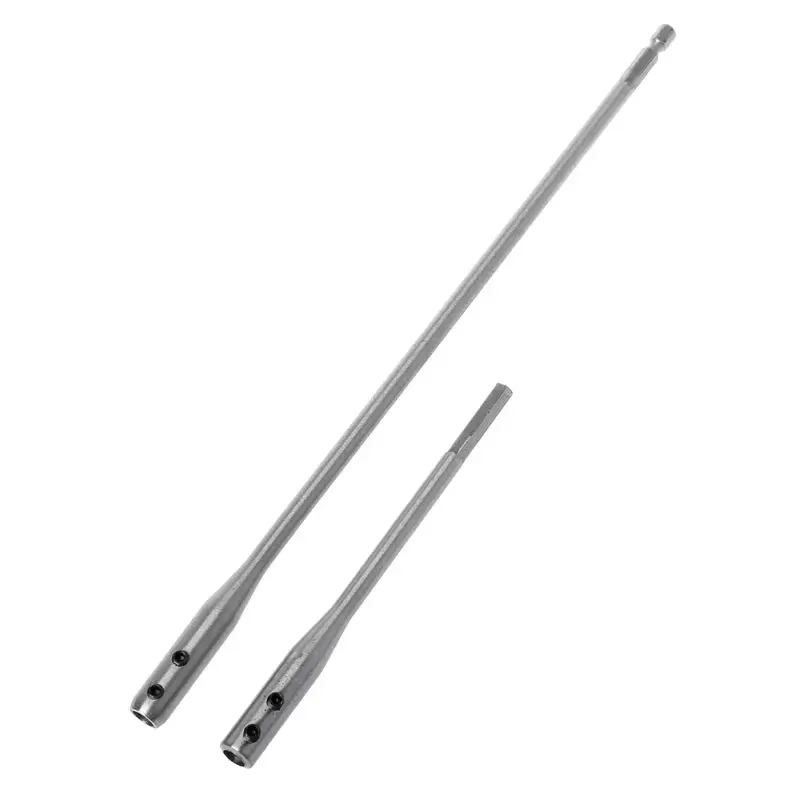 150/300mm Fit For Flat Drill Bit Deep Hole Shaft Hex Extention Holder Connect Rod Tools