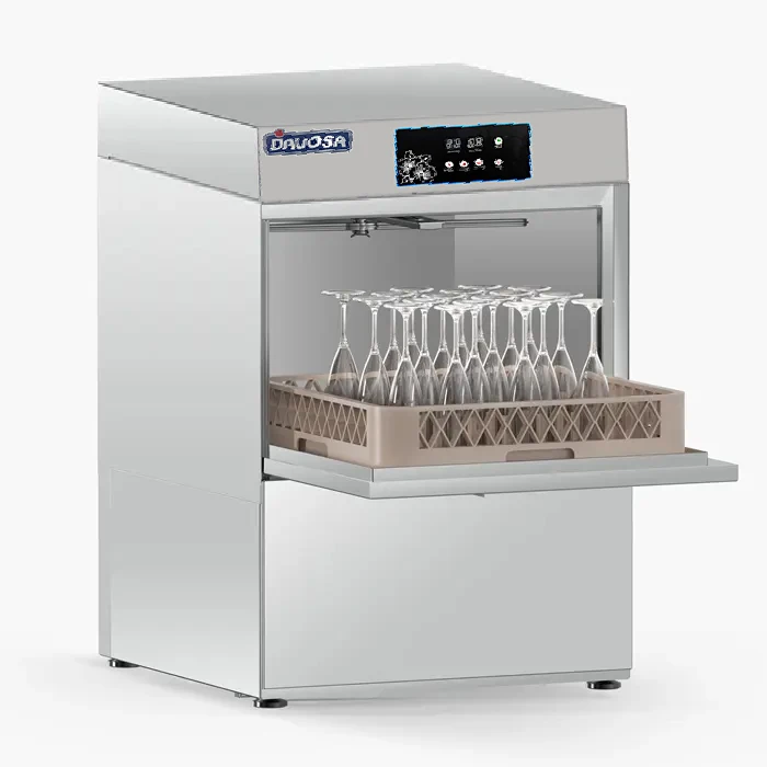 Commercial Mini Automatic Freestanding Undercounter 304 Stainless Steel Electric Dishwasher 12 Sets Restaurant Hotel