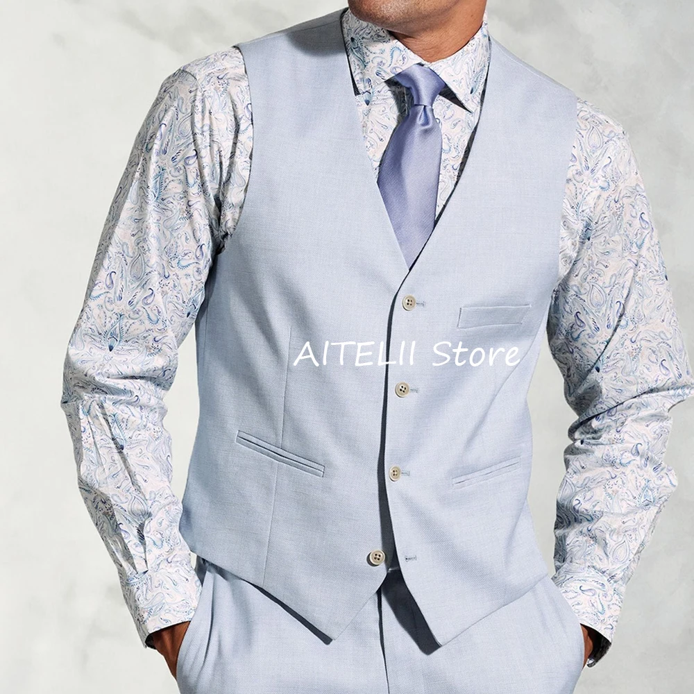 

Мужские костюмы, стильный повседневный жилет, мужской жилет с v-образным вырезом, жилеты с прямыми карманами для мужчин, однобортный модный костюм, рабочий летний жилет