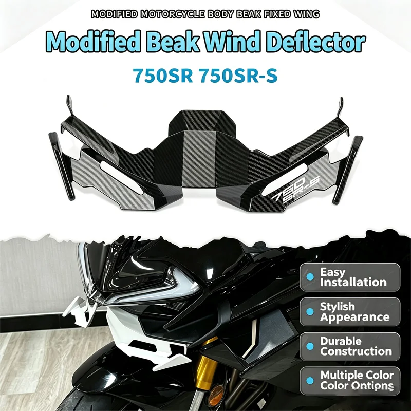 Fit For CF 750SR-S 750SR 750 SR SR-S 2025-2026 Motorcycle Front Fairing Winglets Aerodynamic Wing Shell Cover Protection Guards
