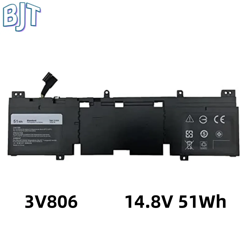 New 3V806 Laptop Battery For Dell Alienware 13 R2 Series ALW13ED-2708 ALW13ED-2608 ALW13ED-1508 N1WM4 62N2T 2P9KD 14.8V 51Wh