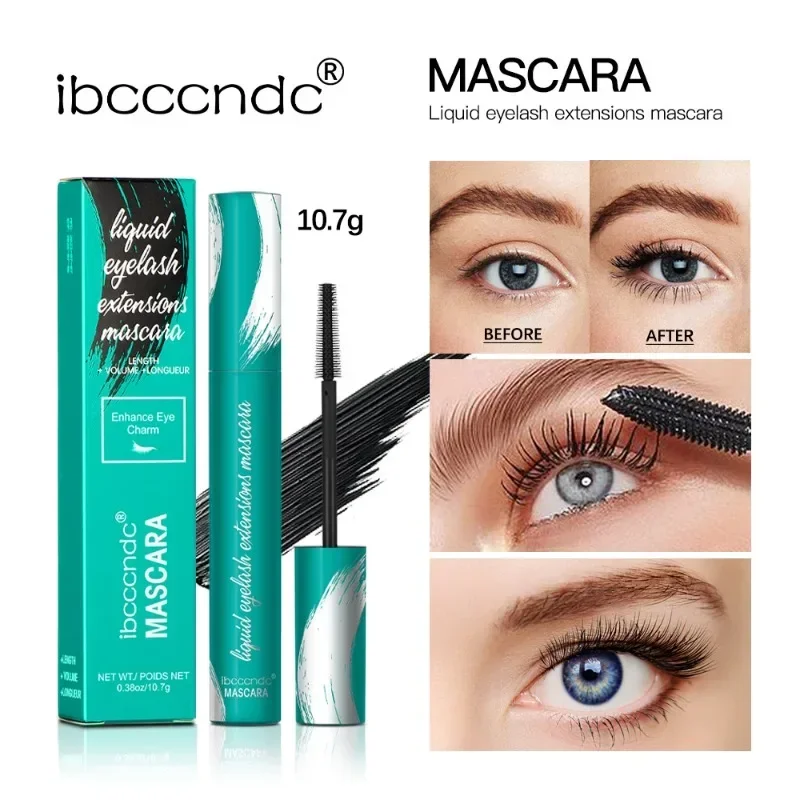 Mascara scatola verde all'ingrosso Ibcccndc Mascara lungo, ispessente e arricciante trucco a lunga durata Sephora cura della pelle