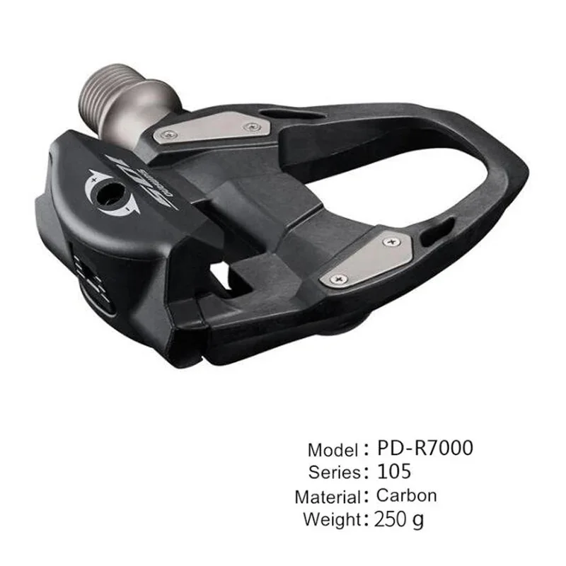 Genuine 105 PD R7000 CARBON Road Bicycle Self-Locking SPD Pedals Bike Pedal with SH11 Cleats