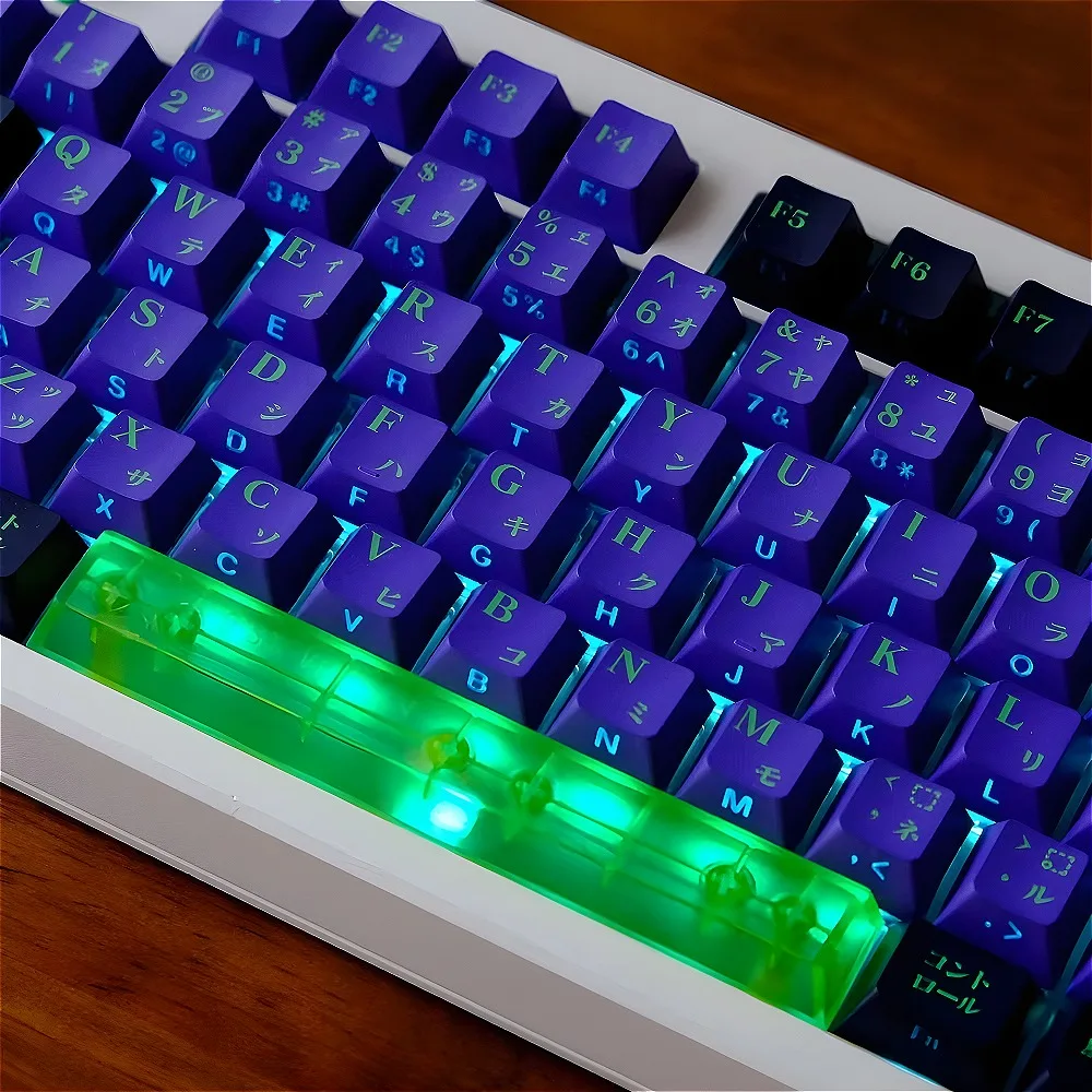 

First machine theme, keycap PBT 136 keys Cherry for MX switch, gaming mechanical keyboard