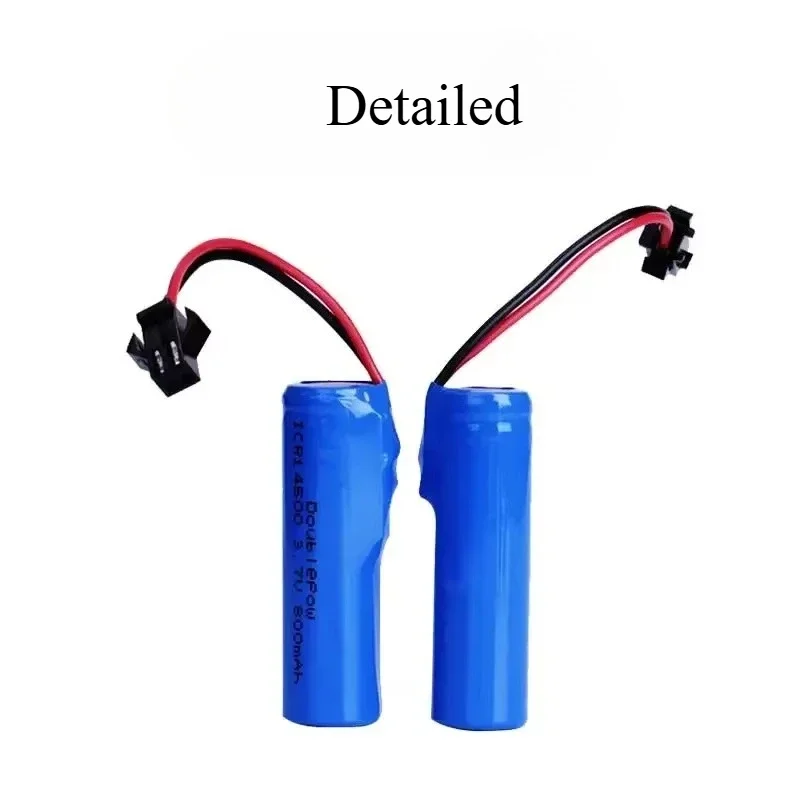 14500 3.7V 800mAh AA Rechargeable Battery for Remote Control Toys Helicopter Car Train Motorcycle Toy Car Batteries with SM Plug
