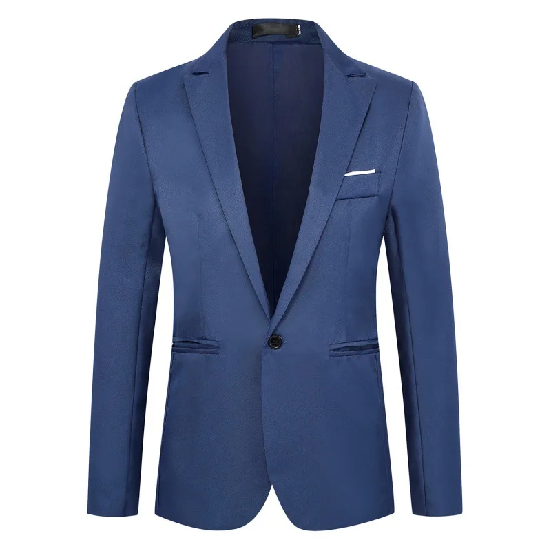 B278-Early spring new single-sided lining double breasted spun wool suit jacket