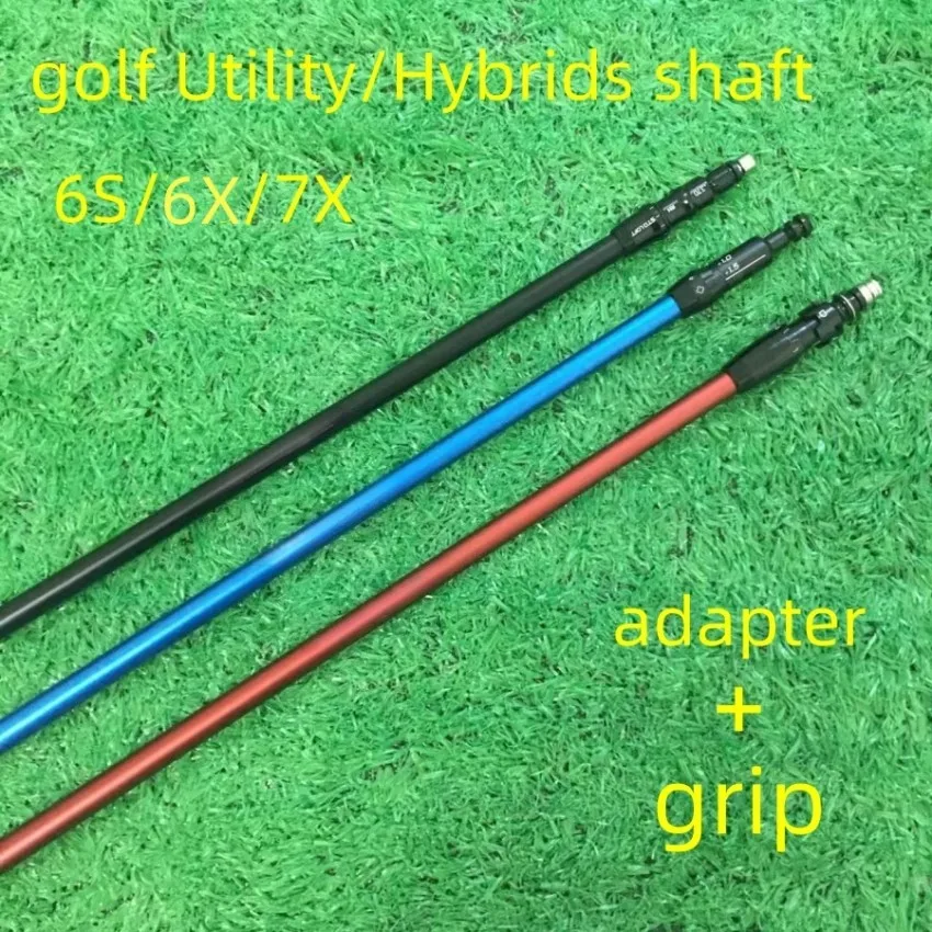 

Новые гибриды для гольфа/стила VTS Черный/синий/красный Вал для клюшки для гольфа 6S/6X/7X Гибкий графитовый вал в сборе Рукав и ручка,