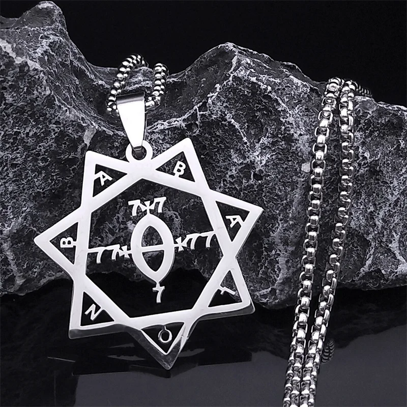 BABALON Stainless Steel Necklace for Women Silver Color Necklaces & Pendants Jewelry acero inoxidable joyeria mujer N7043SR