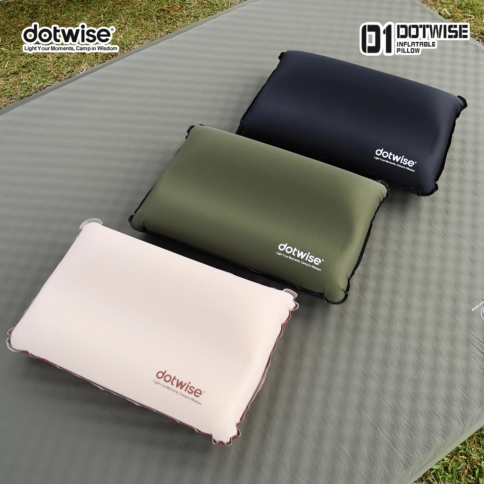 DOTWISE หมอนเป่าลมอัตโนมัติ หม - Travel Pillow Inflatable บทวิจารณ์และราคา