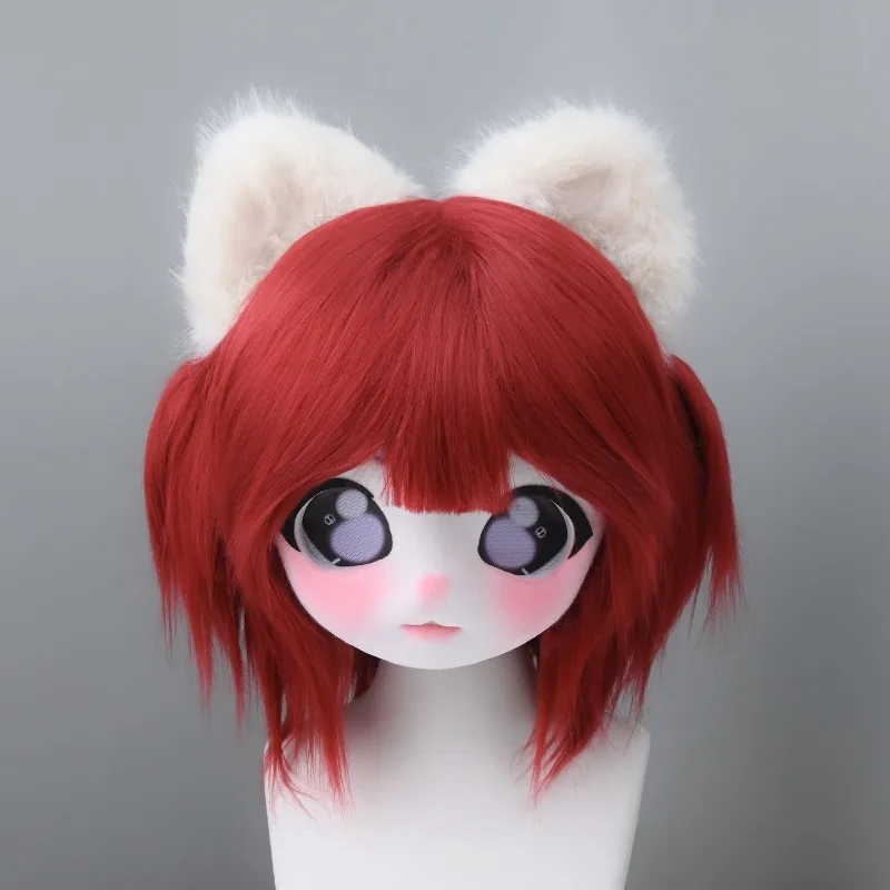 Fursuits Head Kemono Head Animal Kigurumi Kig Furry Mask Cute Halloween Role-playing Costume Cosplay Comic Exhibition Headbase view 4