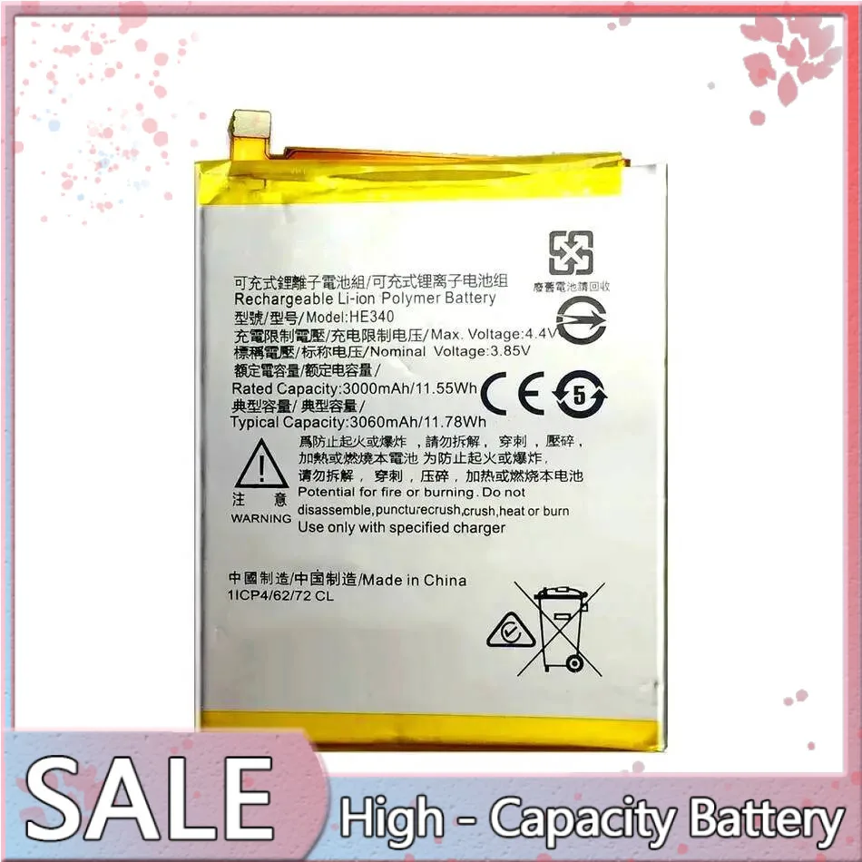 

High-Capacity For Nokia 7 7.1 TA-1041 3060mAh Mobile Phone Battery HE340