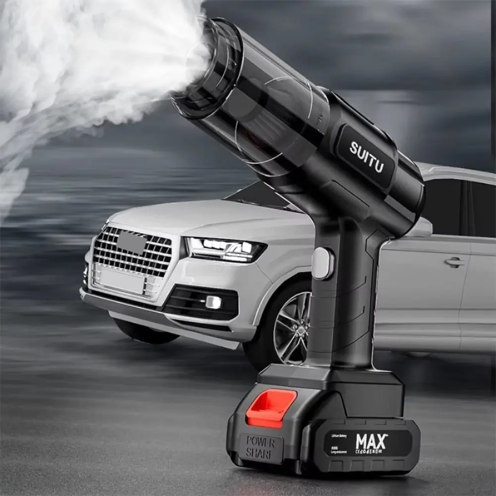 

4 in1 Car Vacuum Cleaner Strong Suction High Power Wireless Dust Blower Multifunctional Rechargeable Air Dust Collector
