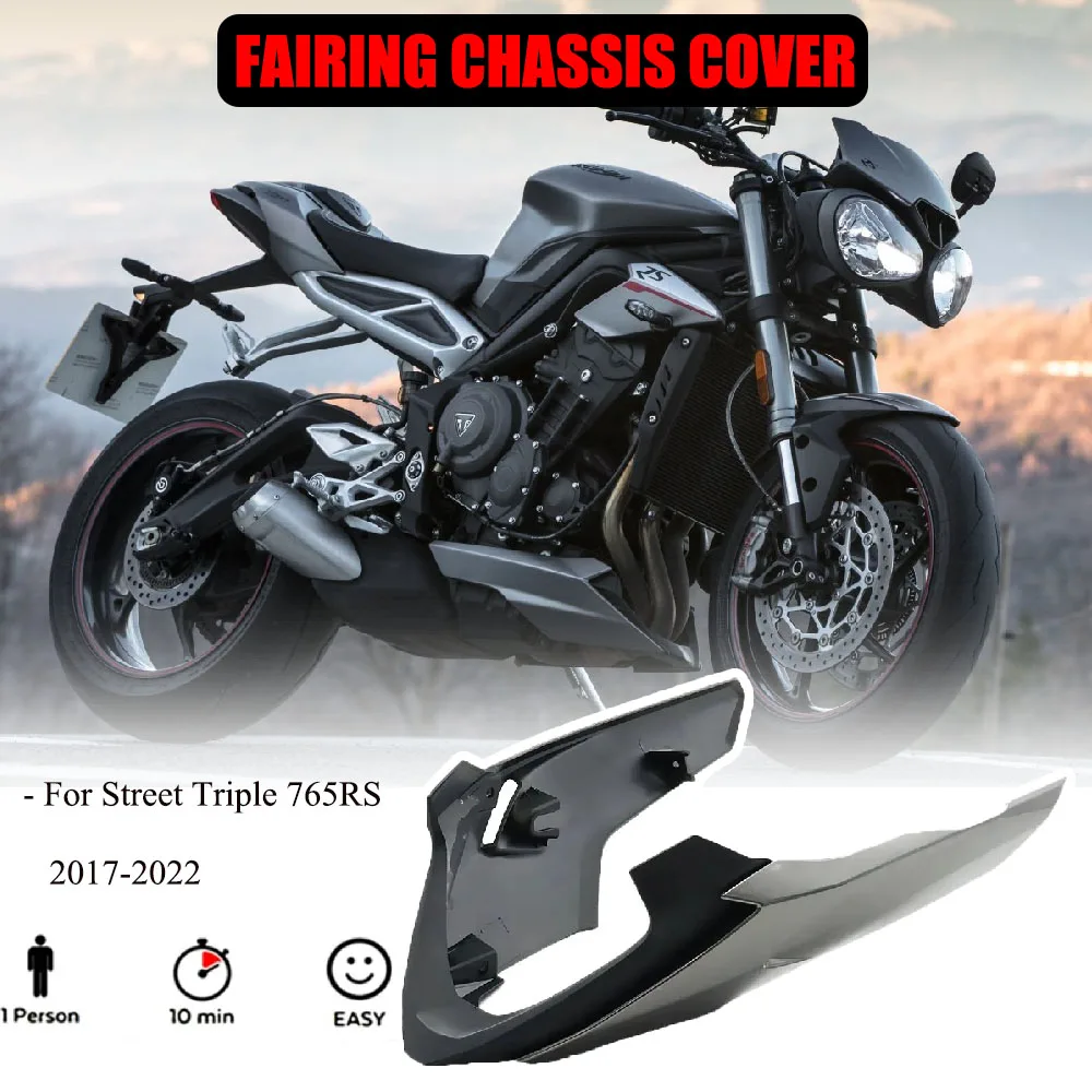 

For Triumph Street Triple 765 RS 765RS 2017-2022New Motorcycle Accessory Parts Engine Chassis Cover Bellypan Fairing Protector