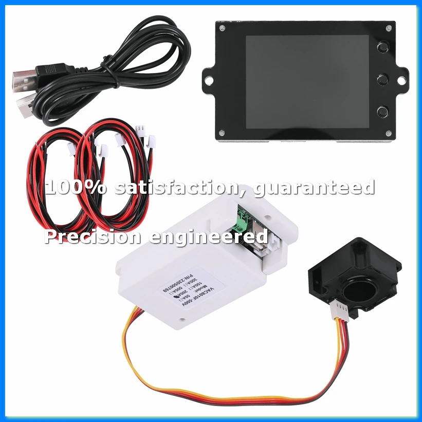 

Hall DC 500V 200A Wireless Voltage Meter Ammeter 2.4 Inch Color Screen Capacity Power Detector Tester-ABAM