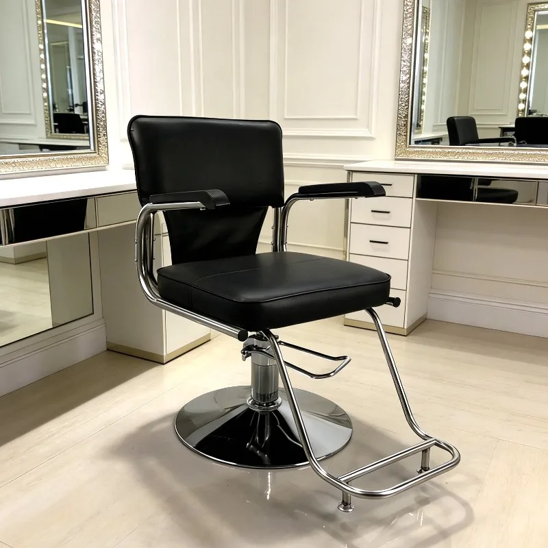 Sillas de Barbero Reclinables de Lujo para Cosmética Facial, Sillas de Barbero de Estilo Nórdico, Silla Gamer para Salón de Belleza