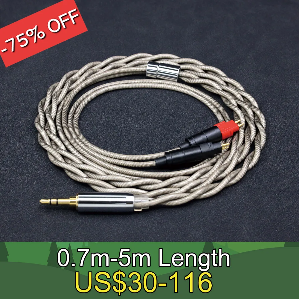 

Type6 756 core 7n Litz OCC Silver Plated Earphone Cable For Sennheiser HD580 HD600 HD650 HDxxx HD660S HD58x HD6xx LN007821