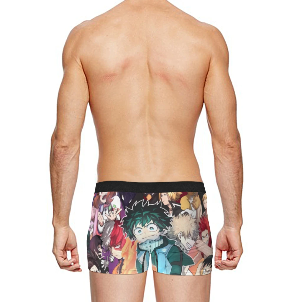 Anime-My-Hero-Academia Milk Silk Man Underwear Boxer Men Underpants Men's Panties Boxers Shorts