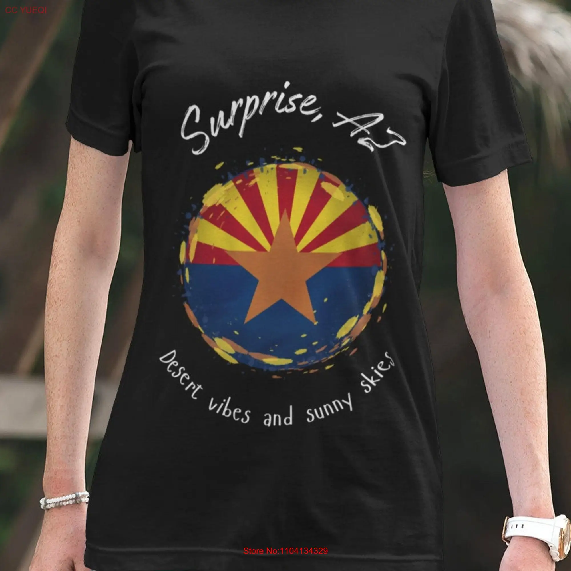 Surprise Arizona Softstyle T Shirt Desert Vibes and Sunny Skies AZ long or short sleeves