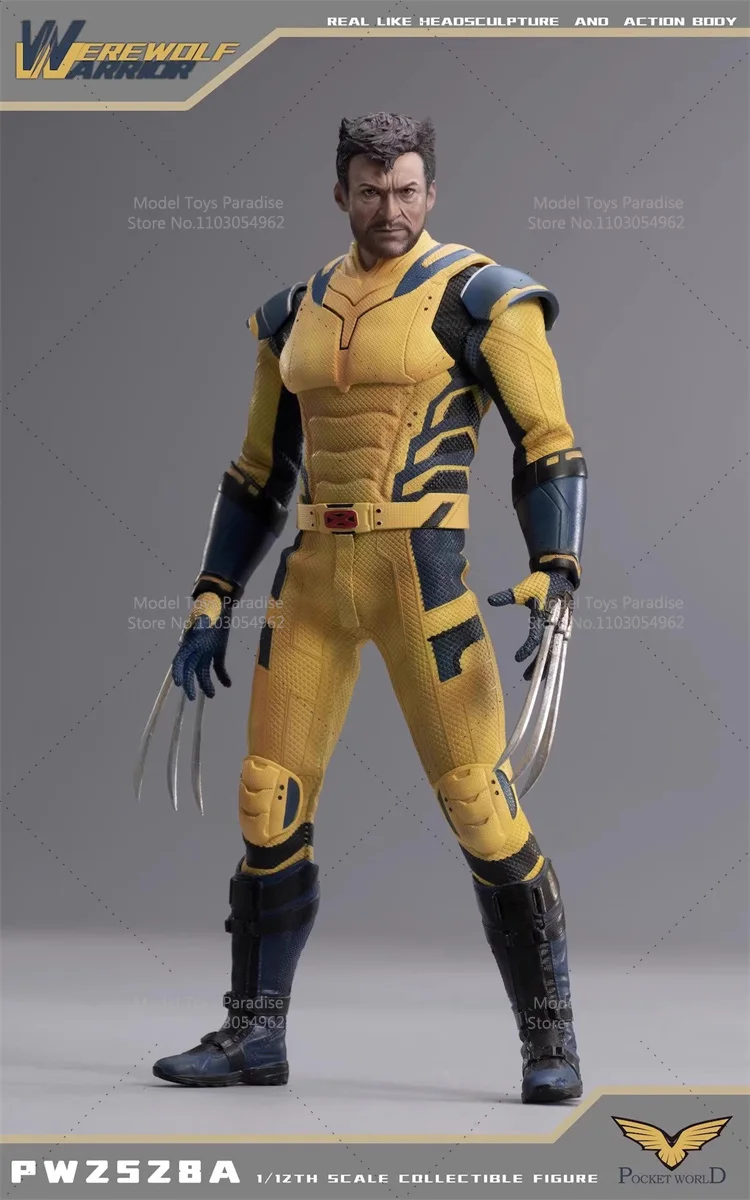 PWTOYS PW2528 1/12 Collectible Toys Wolverine Normal/Battle Damage Version Super Hero Men Soldier 6'' Action Figure Model Gifts