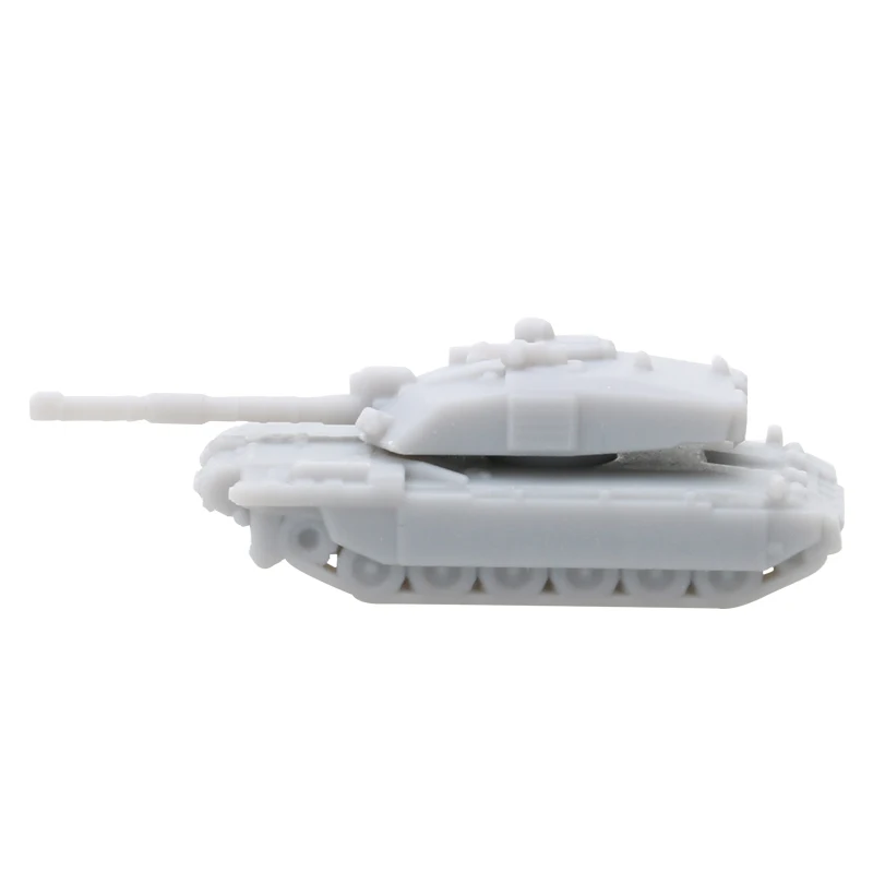 10PCS 1/2000 1/700 1/350 Challenger 2 Main Battle Tank Resin Model Vehicle Length 5mm/16mm/32mm DIY Hobby Toys Tanks