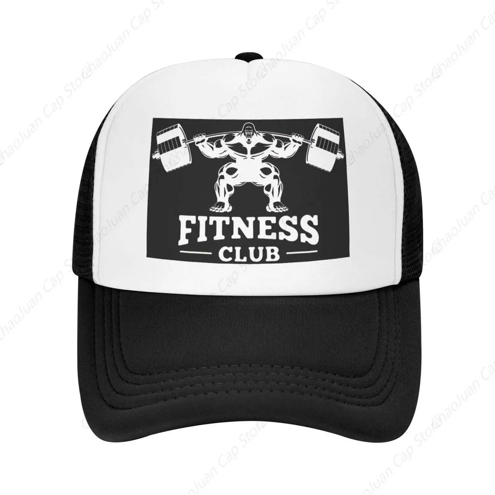 Gorilla Fitness Weightlifting Home Gym Baseball Hats for Men Adjustable Gift for Women Trucker Cap