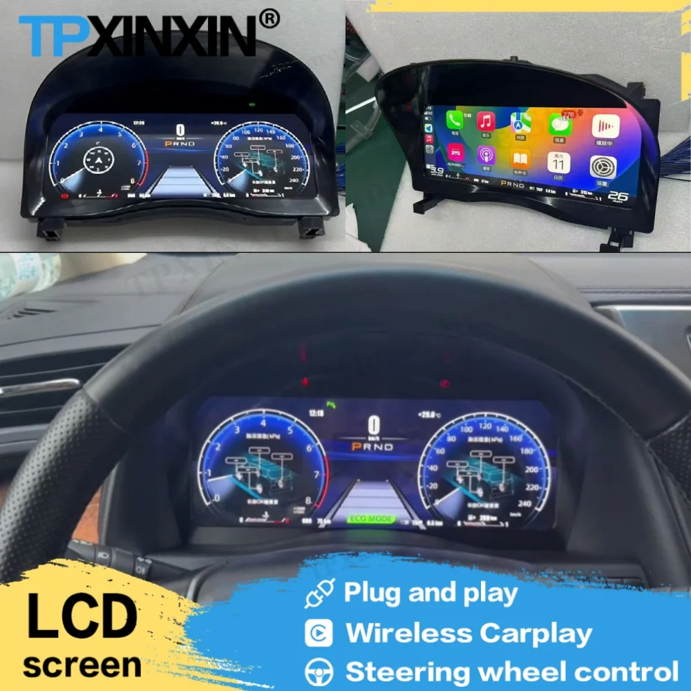 

For Toyota Vellfire Alphard 20 Series 30 Series 2008~2023 Upgrade 40 Series LCD Performance Display Dashboard DenaliDigital