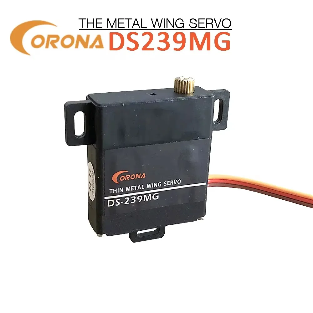 Corona DS239MG DS-239MG Digital Metal Slim Wing Servo Metal Gear 4.6kg / 0.15sec / 22g RC Glider Plane Fixwing Servo