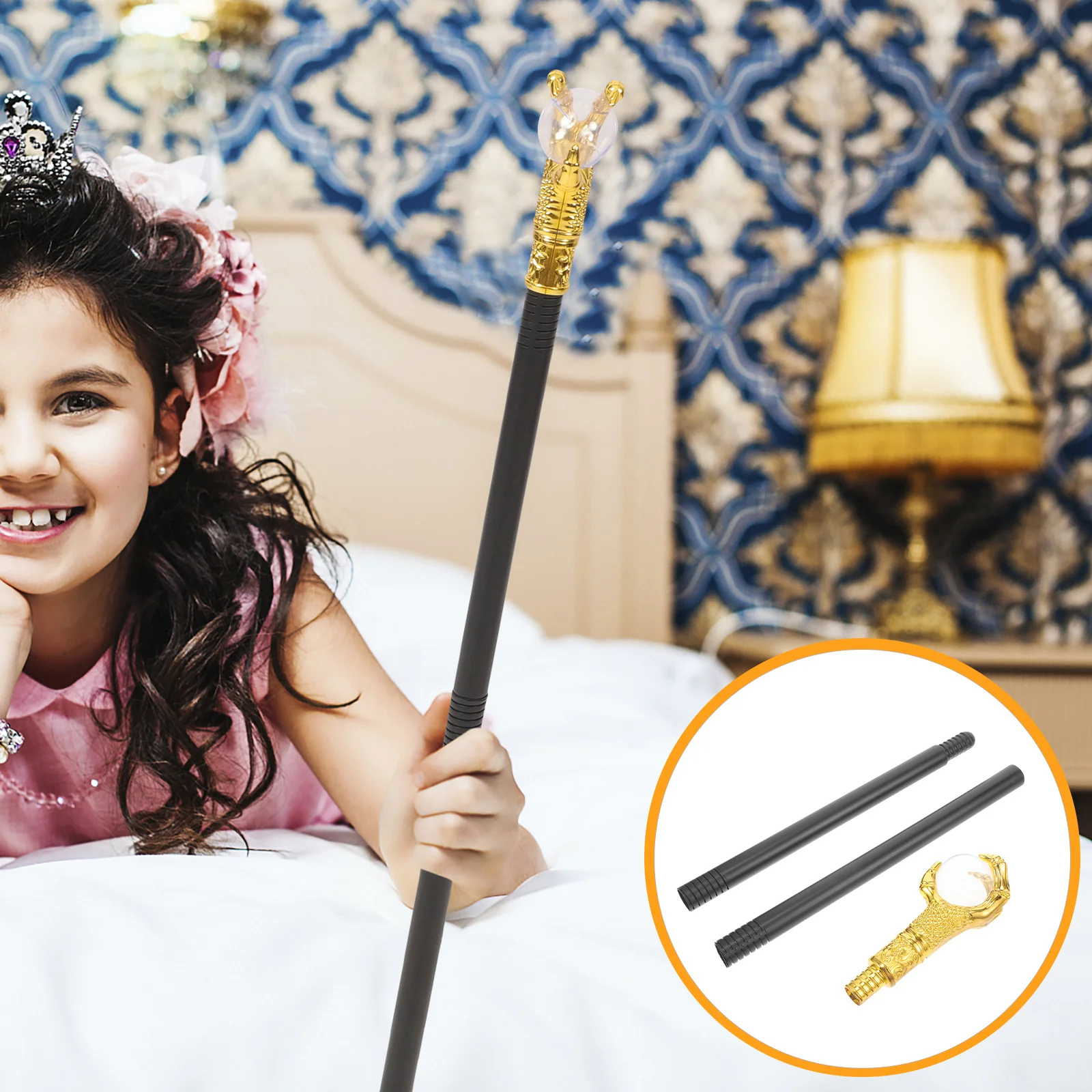 

Claw Ball Cane Prop Design For Halloween Cosplay Party Stage Performance Halloween Wand Prop Walking Stick