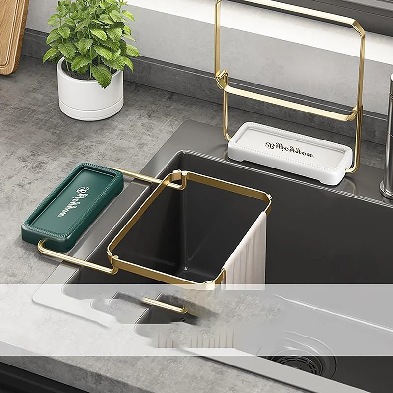 حامل شاشة بقايا المطبخ، مصفاة تصريف زاوية حوض المطبخ، مصفاة زاوية الحوض مع أكياس معلقة شبكية #4